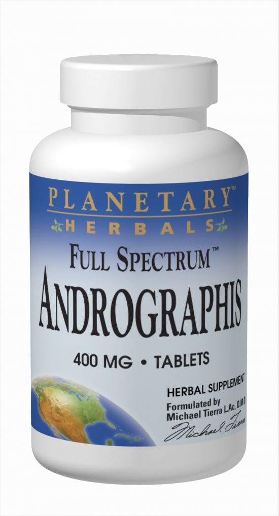 Planetary Herbals Full Spectrum Andrographis 400 mg 60 Tablets