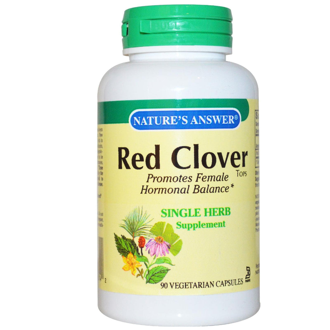 Nature's Answer Red Clover Tops 90 Veggie Capsules