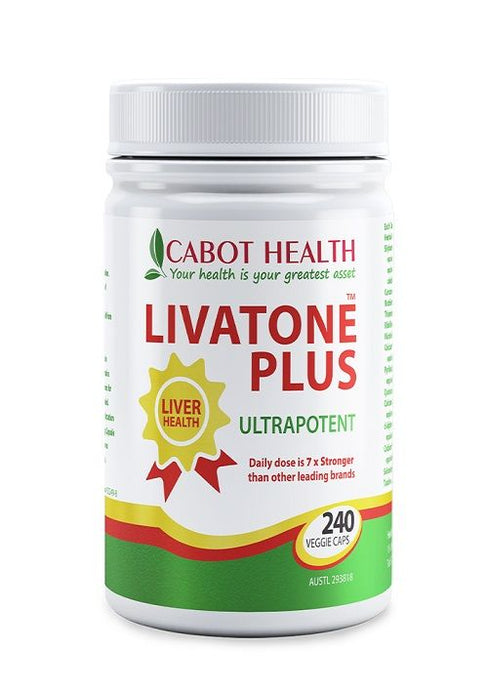 Cabot Health Livatone Plus Veg 240 Caps