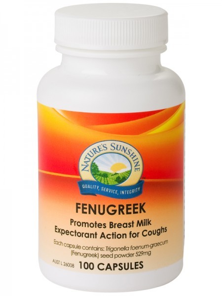 Nature's Sunshine, Fenugreek, 529 mg, 100 Capsules - Health Supplement