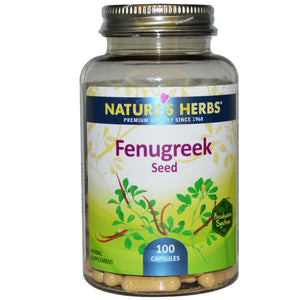 Nature's Herbs Fenugreek Seeds 100 Capsules - Dietary Supplement