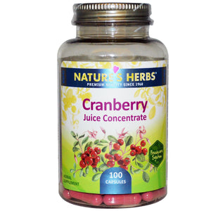 Nature's Herbs Cranberry Juice Concentrate 100 Capsules