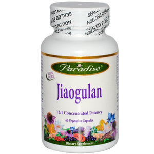Paradise Herbs Jiaogulan 60 Veggie Capsules - Dietary Supplement