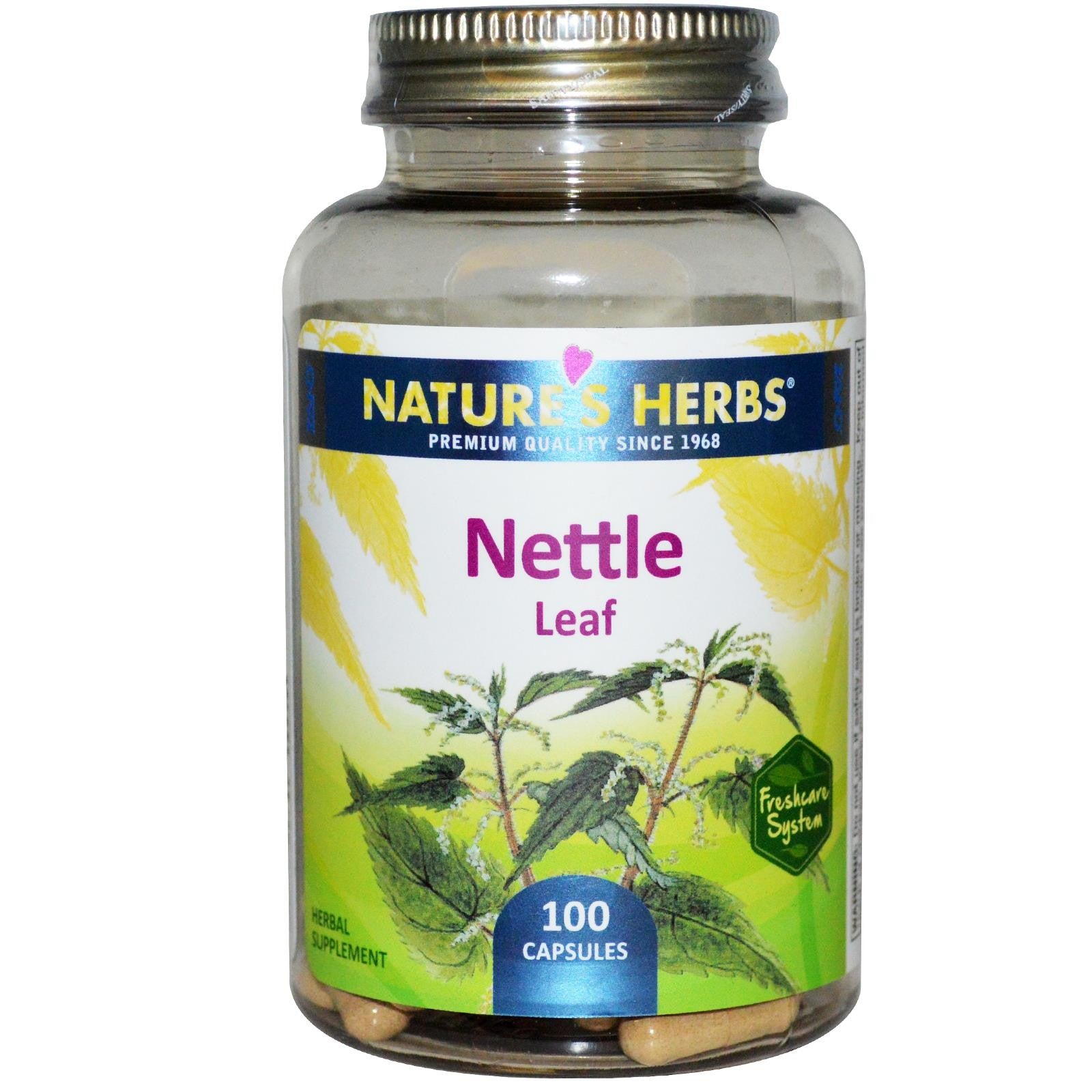 Nature's Herbs Nettle Leaf 100 Capsules - Herbal Supplement