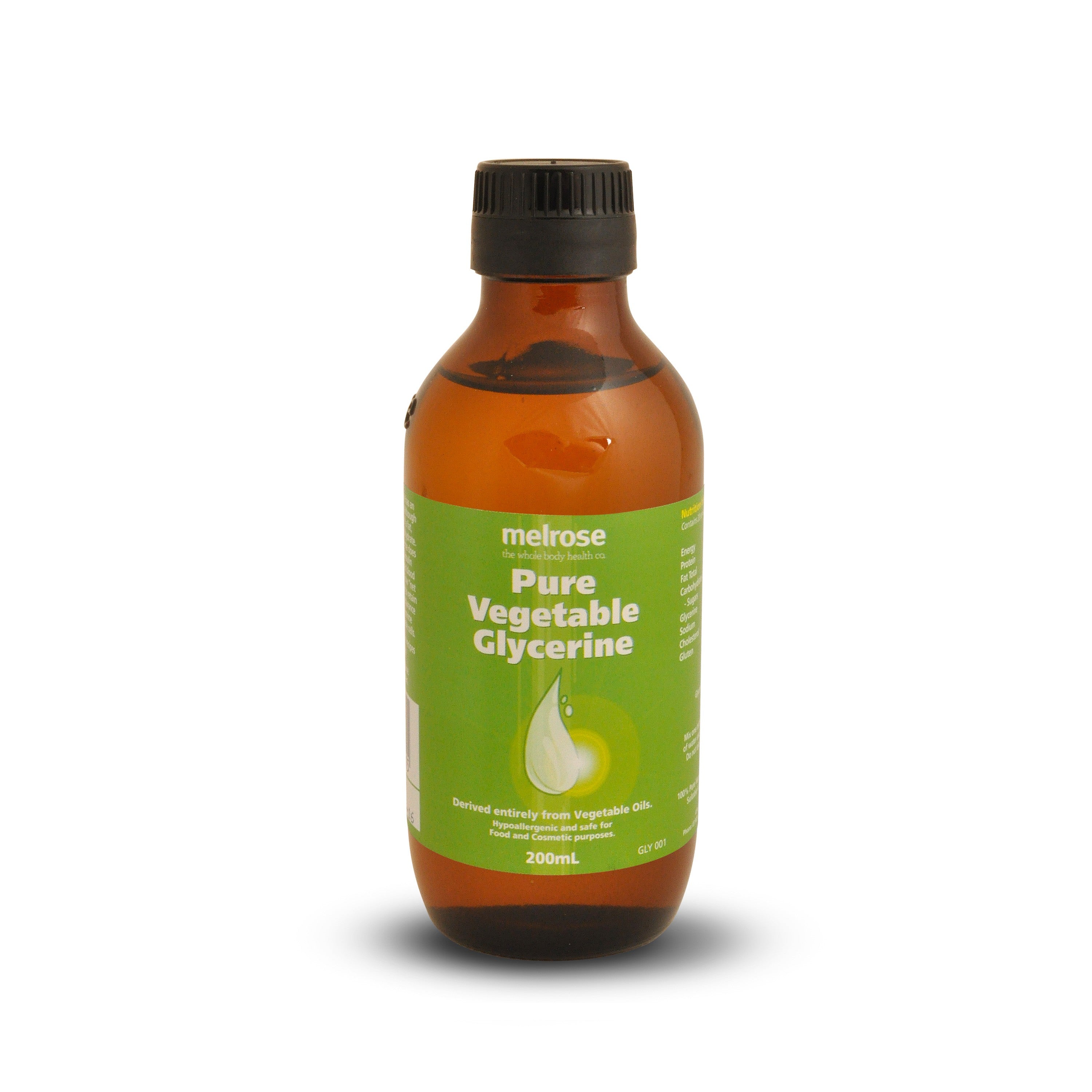 Melrose Pure Vegetable Glycerine 200 ml - Superfoods