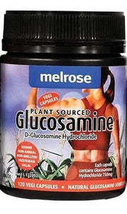 Melrose Plant Sourced Glucosamine 750 mg 120 Capsules