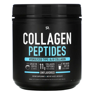 Sports Research Collagen Peptides Unflavored 16 oz (454g)