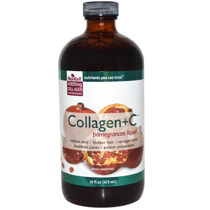 Neocell Collagen + C Pomegranate Liquid 473ml - Dietary Supplement