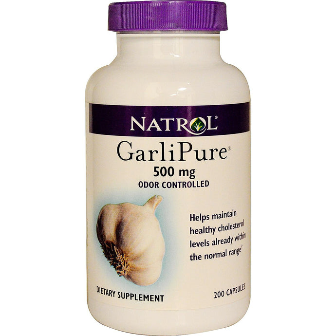 Natrol GarliPure Odor Controlled 500 mg 200 capsules