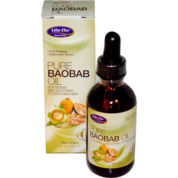 Life Flo Health Pure Baobab Oil Skin Care 60 ml 2 fl oz