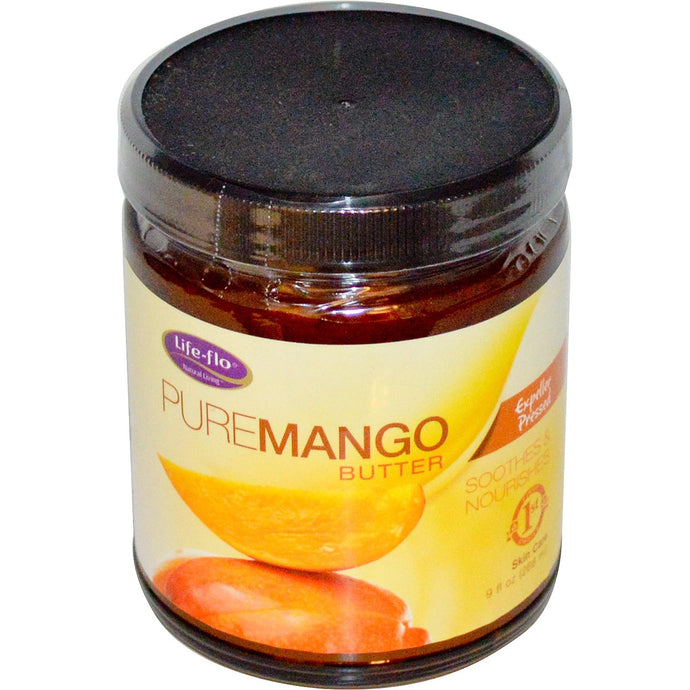 Life Flo Health PureMango Butter Expeller Pressed 266 ml 9 flo oz