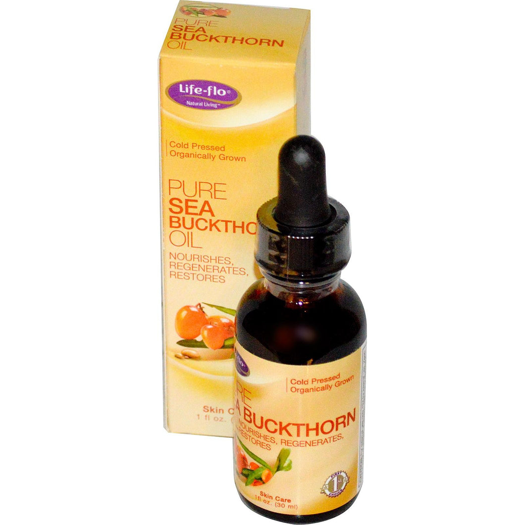 Life Flo Health Sea Buckthorn Oil 30 ml 1 flo oz - Health Supplement