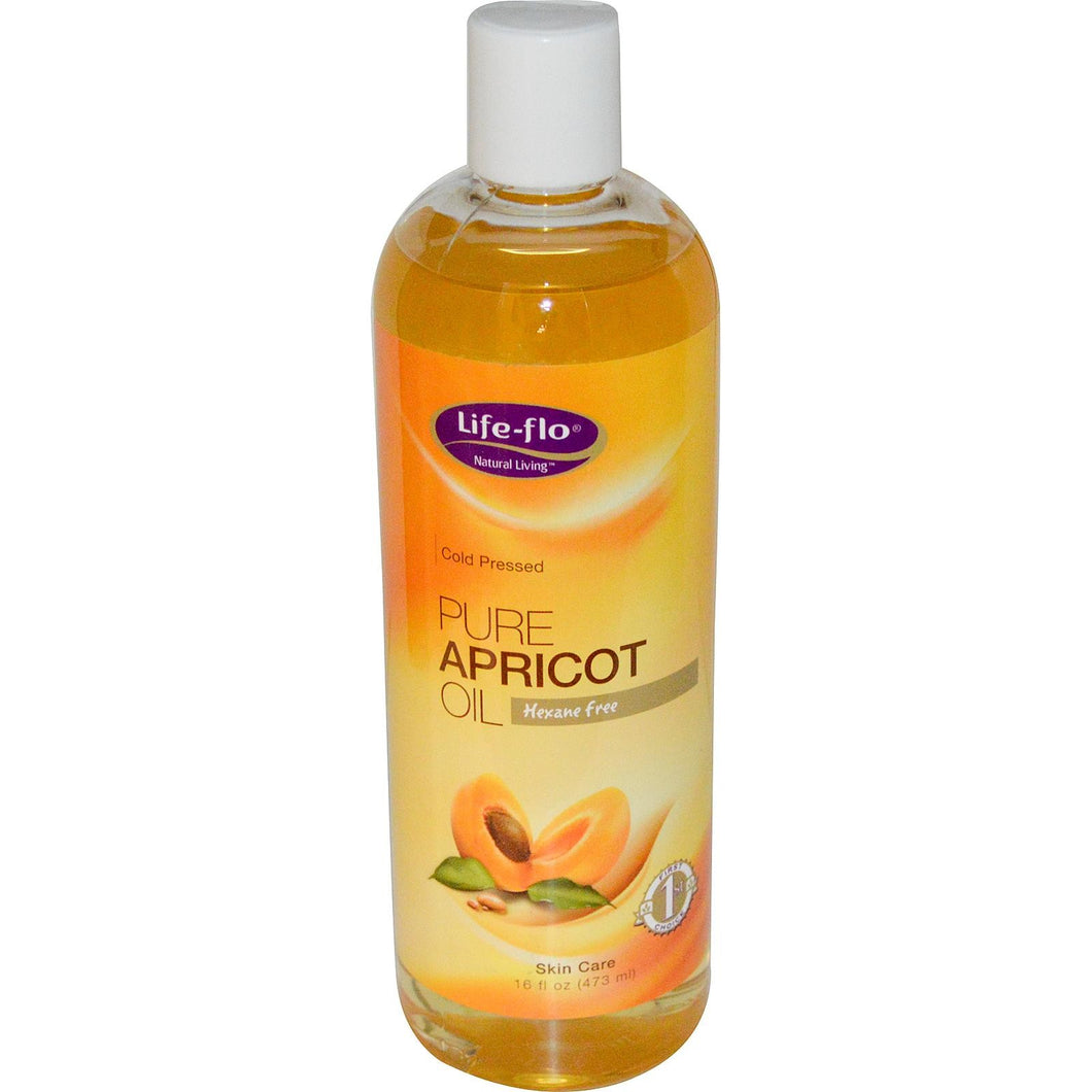 Life Flo Health Pure Apricot Oil Skin Care 473 ml 16 flo oz