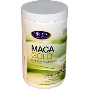 Life Flo Health Maca Gold Unflavoured 453 g 16 oz - Health Supplement