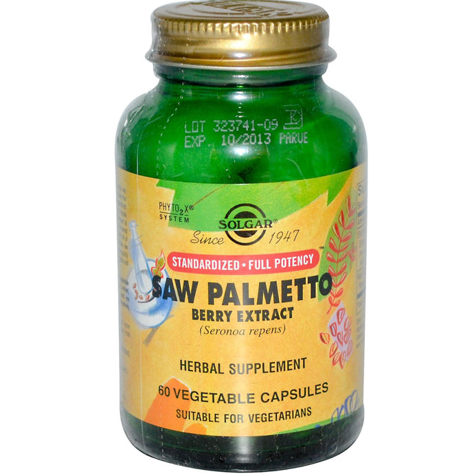 Solgar Saw Palmetto Berry Extract 60 Veggie Capsules