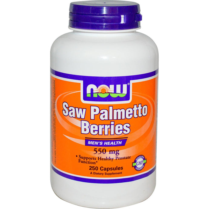 Now Foods Saw Palmetto Berries 550mg 250 Capsules