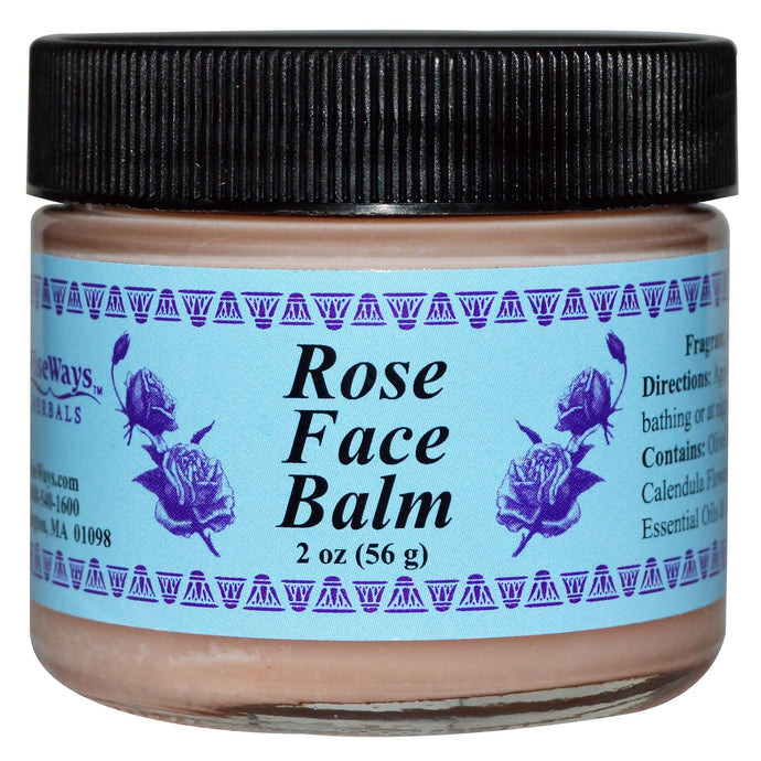 WiseWays Herbals LLC Rose Face Balm 56 g 2 oz - Herbal Supplement
