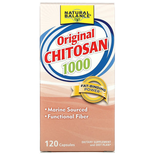 Natural Balance Chitosan 1000mg 120 Capsules