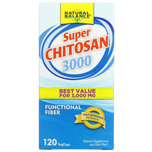 Load image into Gallery viewer, Natural Balance, Super Chitosan 3000, 3,000 mg, 120 VegCaps