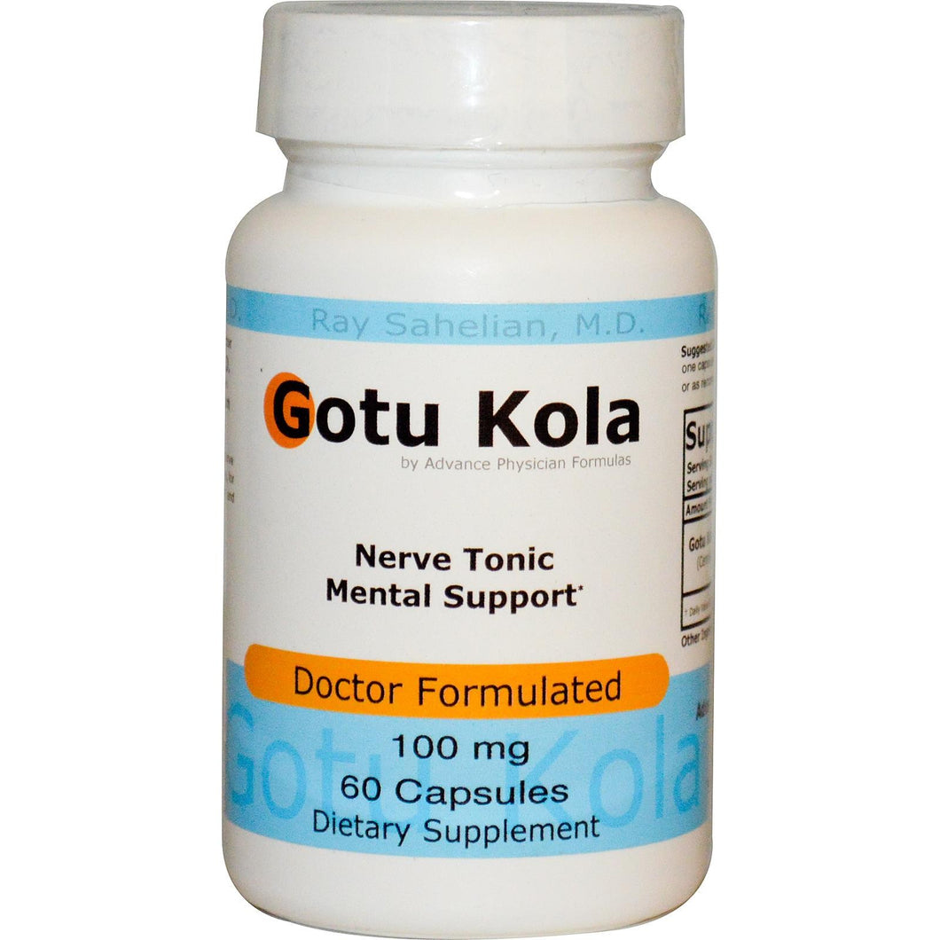 Advance Physician Formulas Inc Gotu Kola 100 mg 60 Capsules