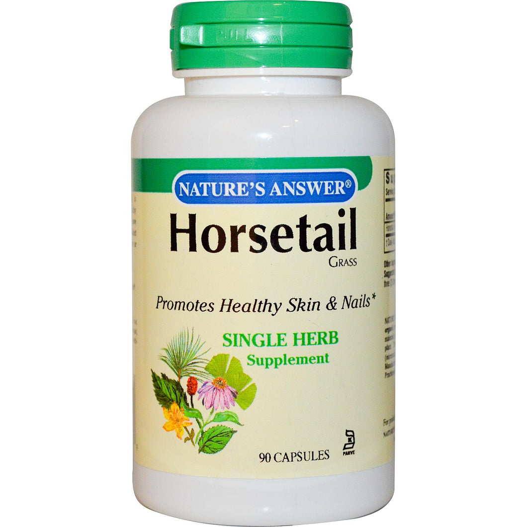 Nature's Answer Horsetail Grass 90 Capsules - Single Herb Supplement