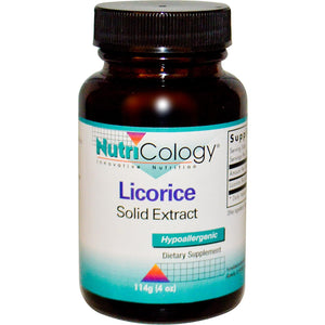 Nutricology Licorice Solid Extract 114 g 4 oz - Dietary Supplement