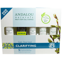 Load image into Gallery viewer, Andalou Naturals Clarifying Skin Care Essentials 5 Piece KIt