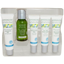 Load image into Gallery viewer, Andalou Naturals Clarifying Skin Care Essentials 5 Piece KIt