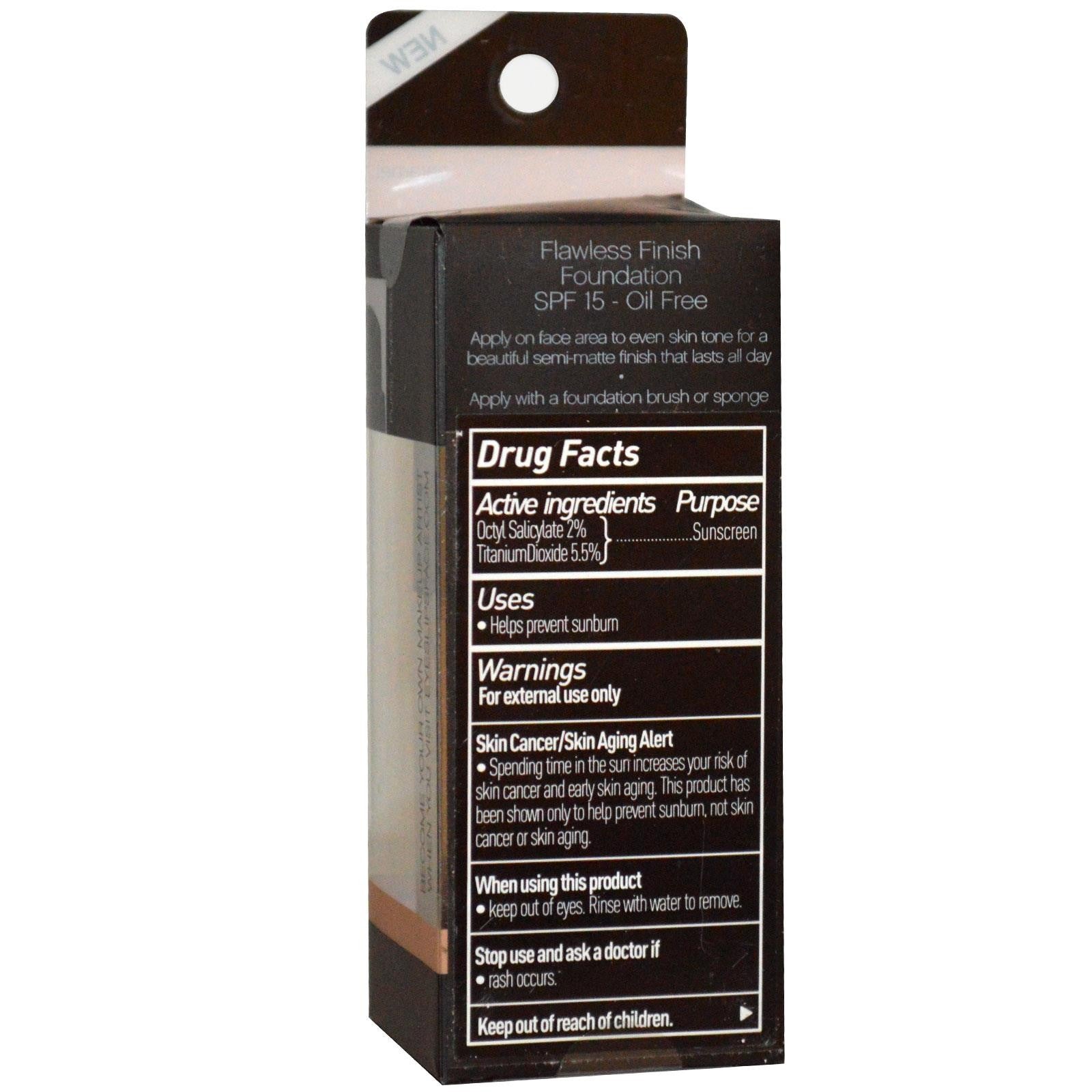 E.L.F Cosmetics Flawless Finish Foundation SPF 15 Oil Free Caramel 23 g 0.8 oz
