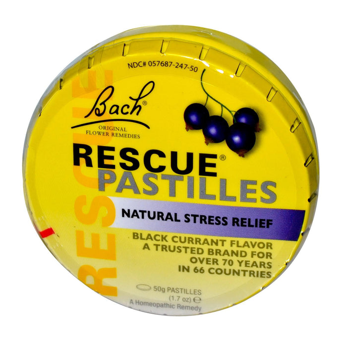 Bach Original Flower Essences Rescue Pastilles Natural Stress Relief 50 g 1.7 oz Pastilles