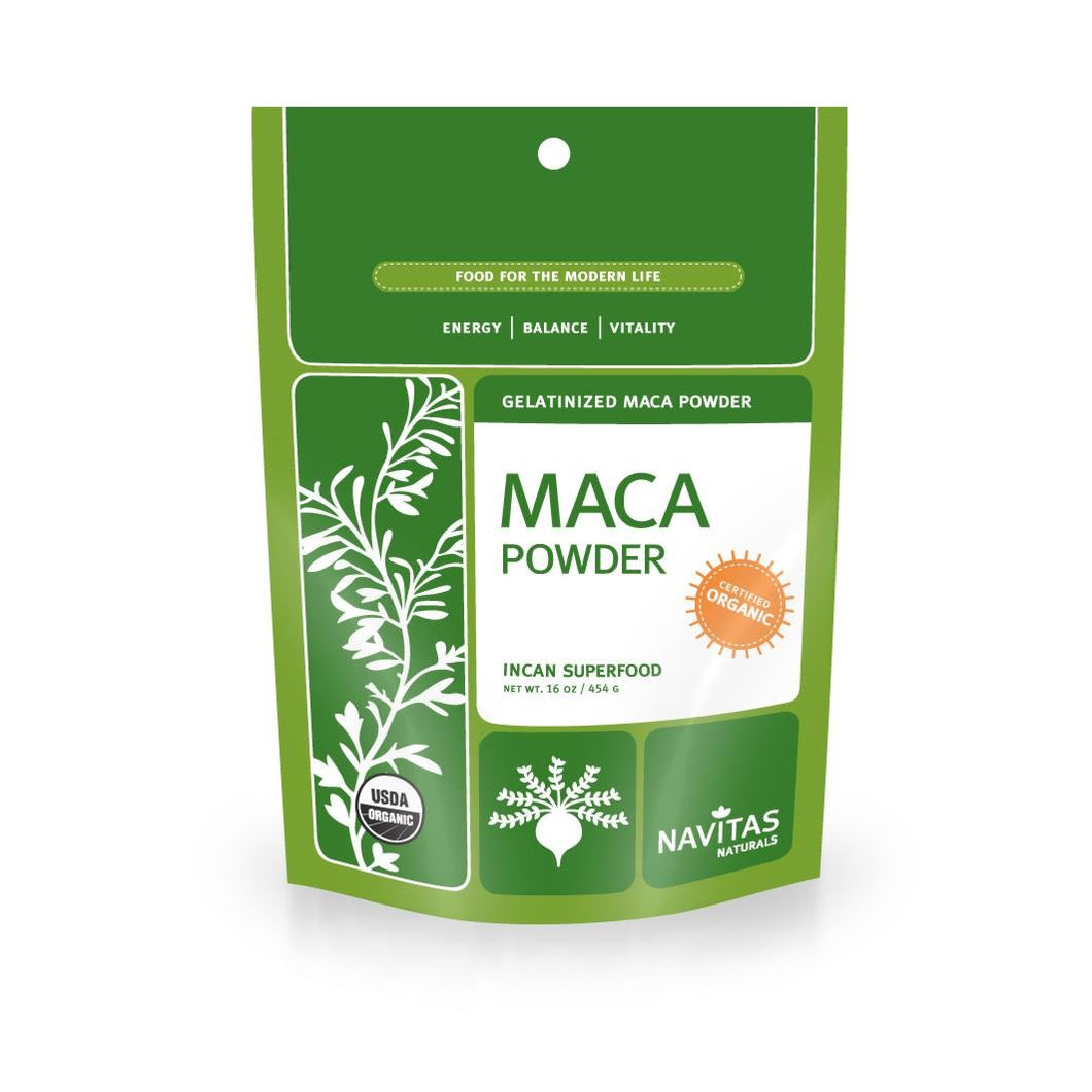 Navitas Naturals, Organic, Maca Powder, Gelatinized, 454 g, 16 oz