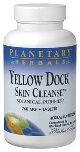 Planetary Herbals, Yellow Dock Skin Cleanse, 635 mg, 120 Tablets