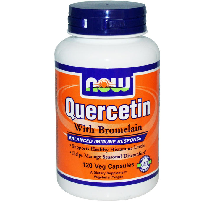 Now Foods Quercetin with Bromelain 120 Vcaps High Potency