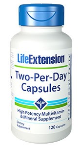 Life Extension Two- Per- Day Capsules 120 Capusles