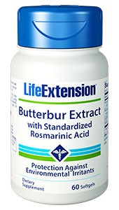 Life Extension Butterbur Extract with Rosmarinic Acid 60 Capsules