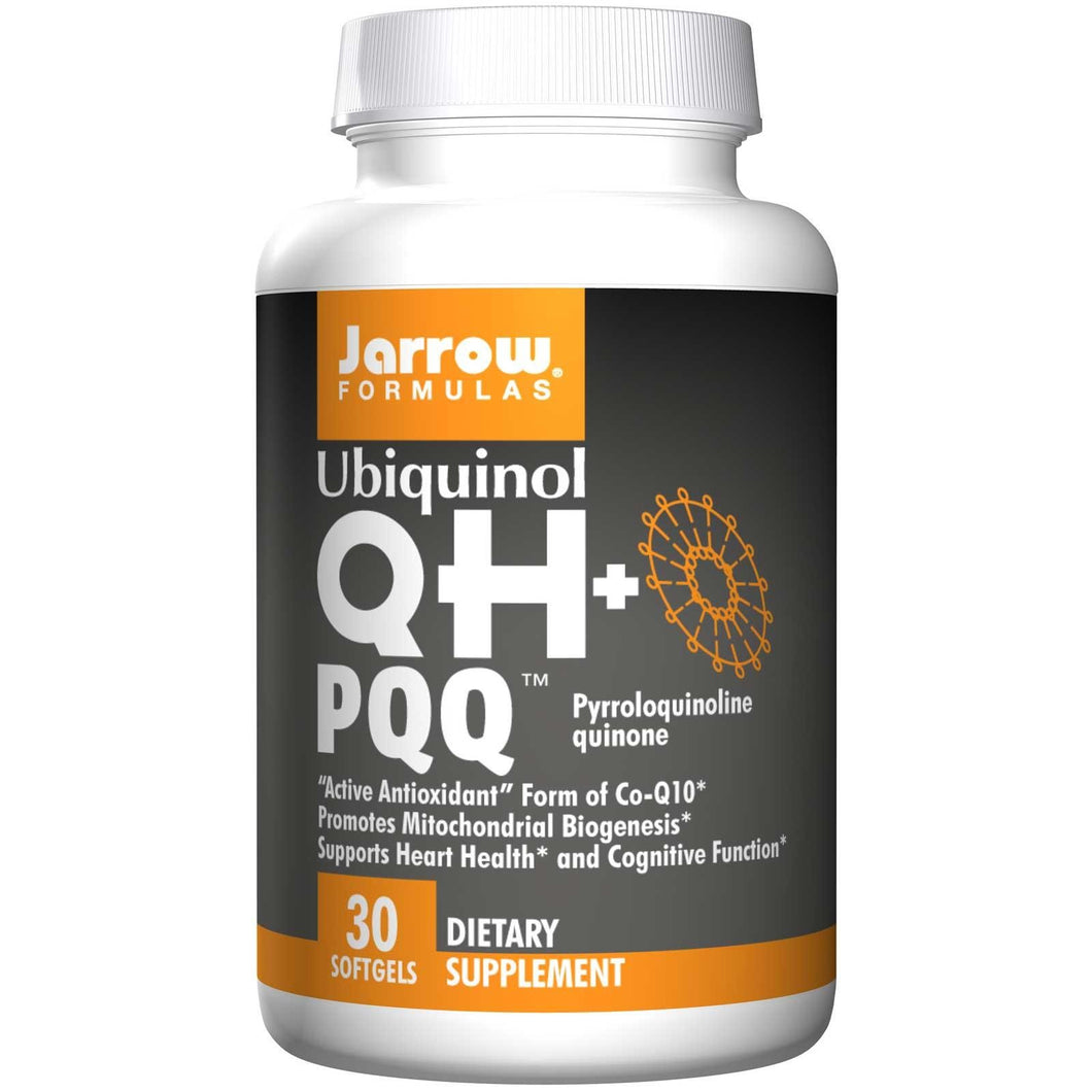 Jarrow Formulas Ubiquinol QH + PQQ 30 Softgels - Dietary Supplement