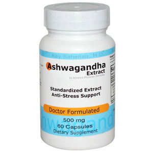 Advance Physician Formulas., Ashwagandha Extract, 500 mg, 60 Capsules