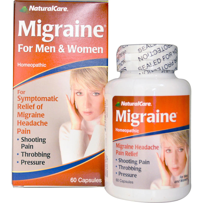 Natural Care, Migraine, For Men & Women, 60 Capsules