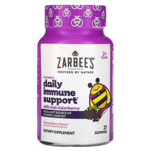 Load image into Gallery viewer, Zarbee&#39;s, Children&#39;s Daily Immune Support, 2+ Years, Natural Berry, 21 Gummies