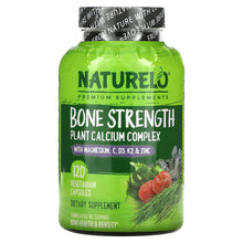 Load image into Gallery viewer, NATURELO, Bone Strength, Plant Calcium Complex, 120 Vegetarian Capsules