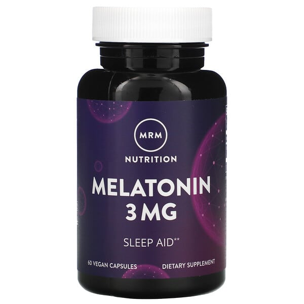 MRM Melatonin 3mg 60 Vegan Capsules