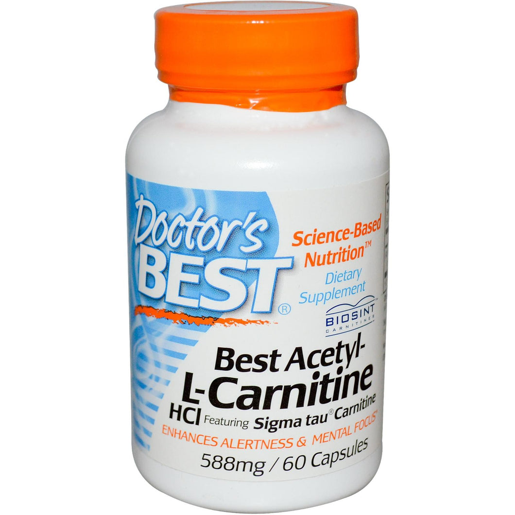 Doctor's Best Best Acetyl-L-Carnitine HCl 588mg 60 Capsules