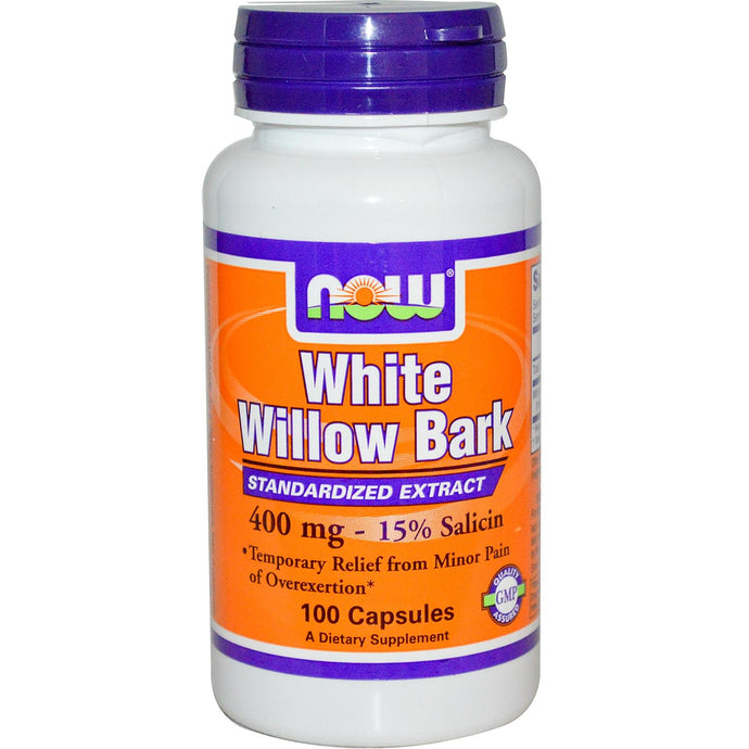 Now Foods White Willow Bark 400mg 100 capsules