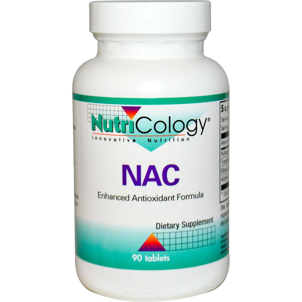 Nutricology, NAC (N-Acetyl-L-Cysteine), 90 Tablets