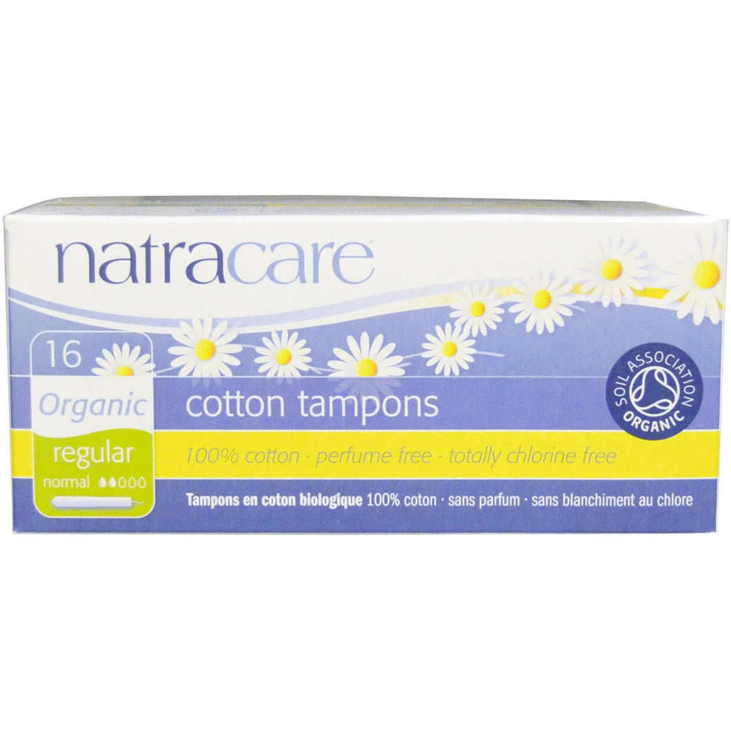 Natracare, Organic Cotton Tampons, Regular, 16 Tampons