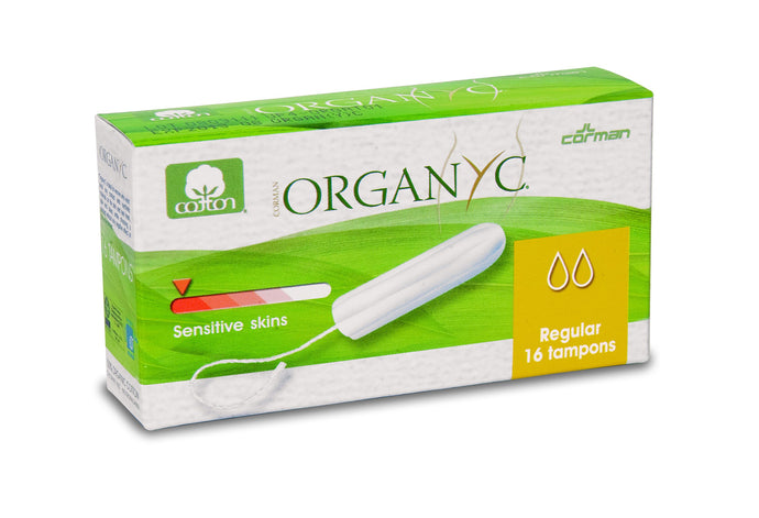 Corman, Organyc, Cotton Tampons, Regular, 16 Pack