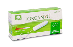 Corman, Organyc, Cotton Tampons, Super, 16 Pack