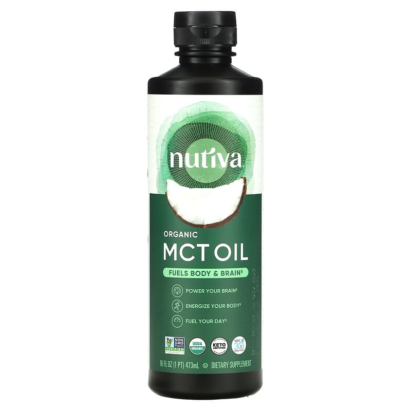 Nutiva, Organic MCT Oil, 16 fl oz (473 ml)