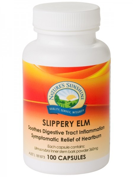 Nature's Sunshine, Slippery Elm, 360 mg,100 Capsules