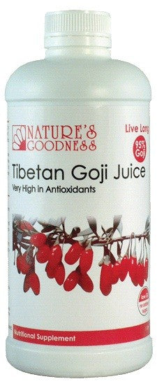 Nature's Goodness, Tibetan Goji Juice, 95% Goji Berry, 1 Litre